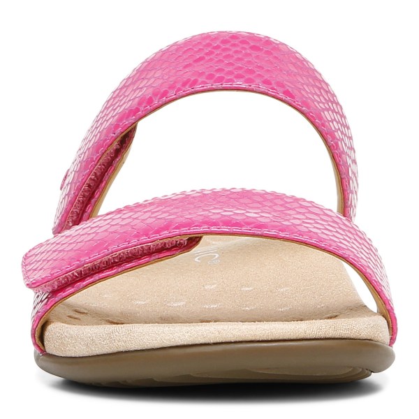 Vionic Sandals Ireland - Randi Slide Sandal Pink - Womens Shoes Discount | VGOMJ-5401